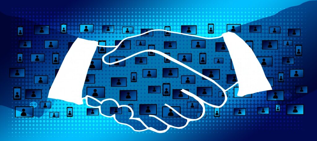 blockchain, handshake, shaking hands-2853046.jpg